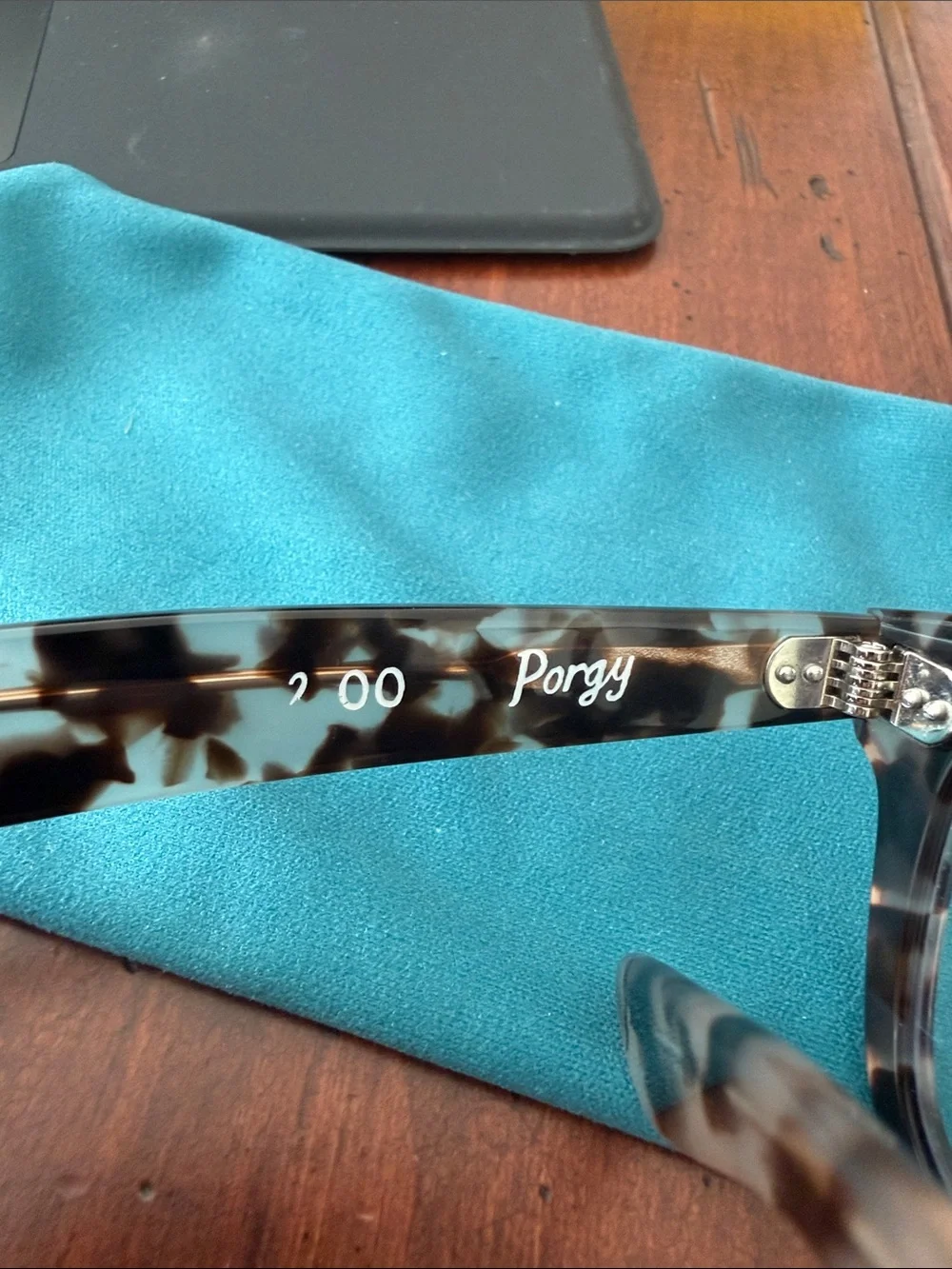 Caddis Porgy Women's Tortoiseshell 2.0 Reading Eyeglasses - Gray Brown